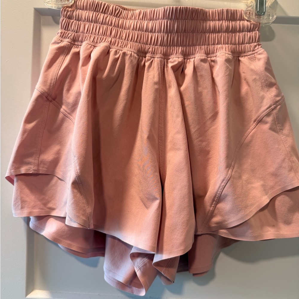 Lululemon Pink Athletic Skort | Flowy Running Shorts Skirt | Size XXS